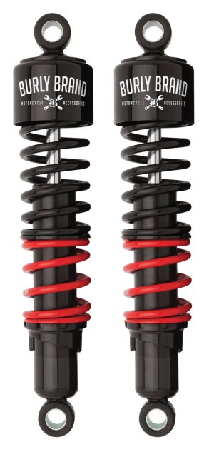 Honda Rebel 500 Shocks - Burly Brand - Stiletto - Black - `21-`22